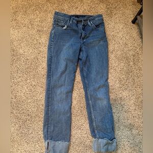 Silver jeans cuffed jeans